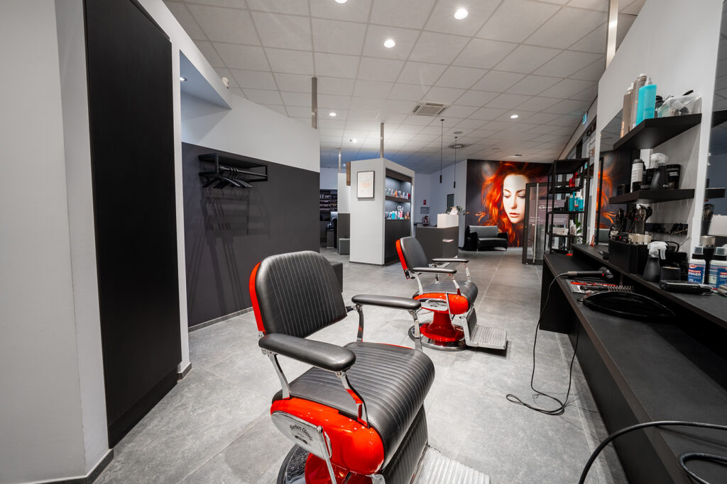Coroeno Hair Design in Erkrath Innenansicht im salon. Der Friseur in Erkrath